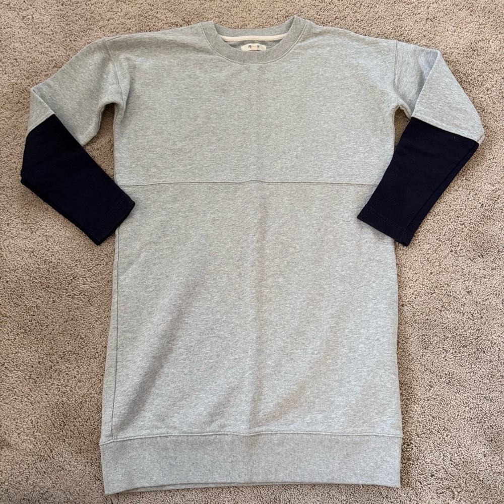 Madewell Jumpstart Sweatshirt Dress XS